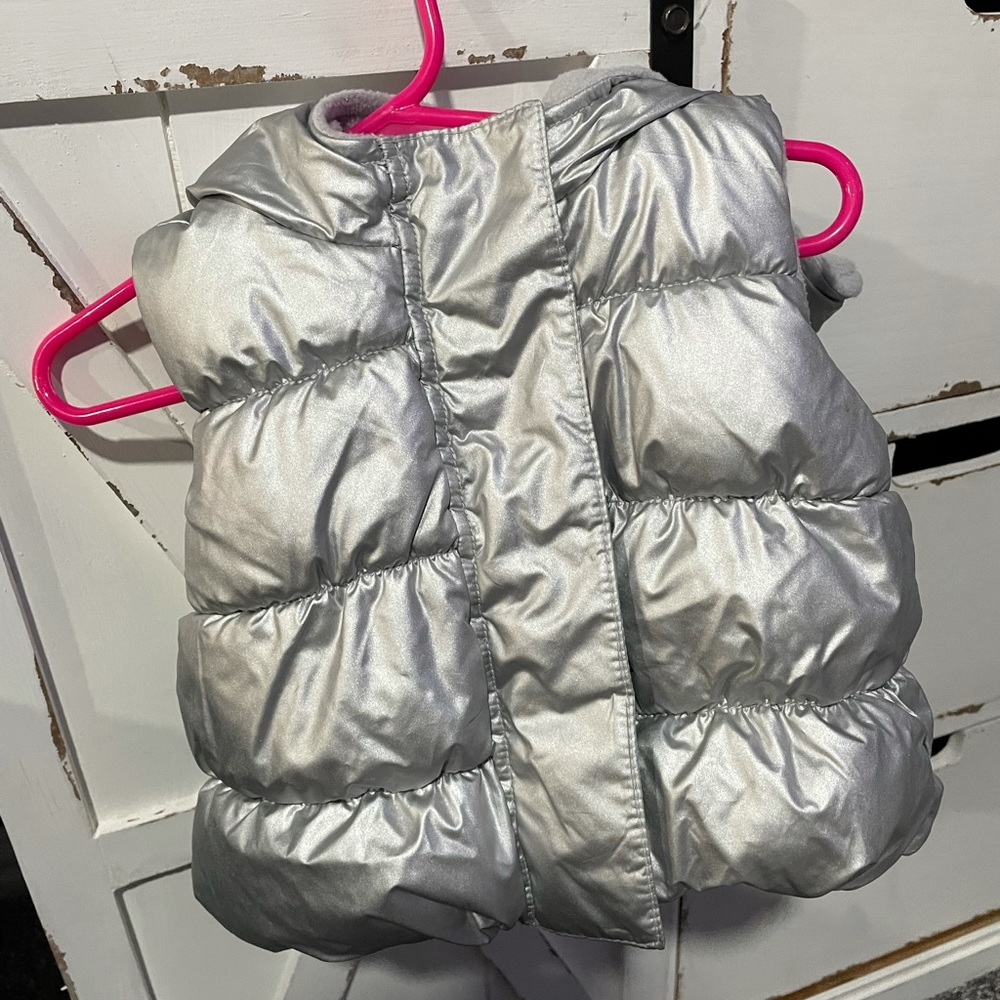 Baby Girl 6-12 Month Puffer Vest NEVER WORN